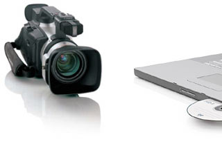 PowerBook G4 med DVD Studio Pro og digitalt videokamera
