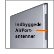 Indbyggede AirPort-antenner