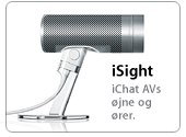 iSight. The eyes and ears of iChat AV.