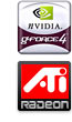 NVIDIA- og ATI-logoer