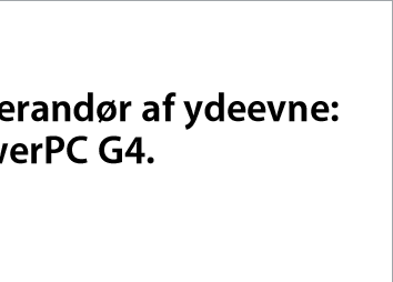 Delivering Performance: PowerPC G4