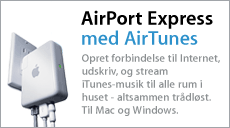 AirPort Express med AirTunes.