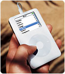iPod i hånden
