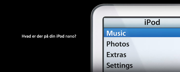 Hvad er der p din iPod nano?