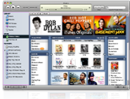 iTunes 7-skærmbillede og -symbol