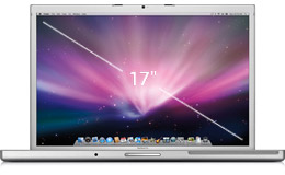 17” MacBook Pro med skærm