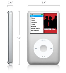 Apple iPod Classic specifications