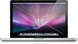 15-inch MacBook showing display.