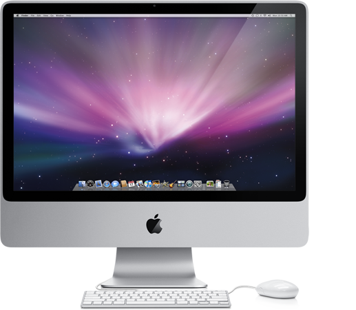 iMac med tastatur