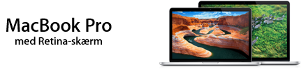 MacBook Pro med Retina-skærm